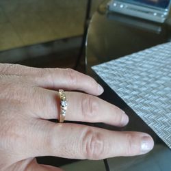 Anillo De Compromiso 14k