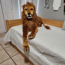 Melissa & Doug Giant Lion - Lifelike Stuffed Animal (over 6 feet long)