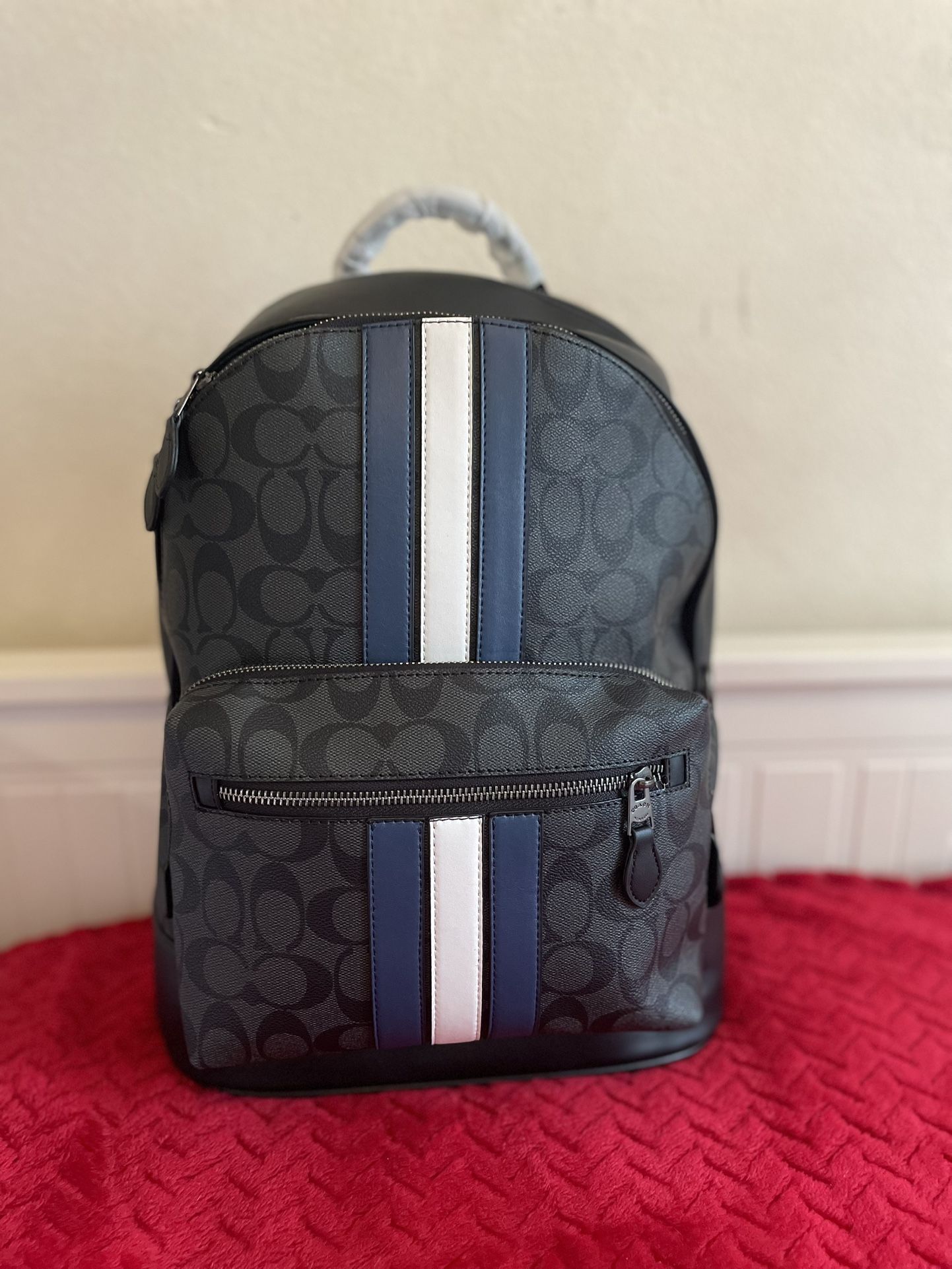 Coach Backpack With Varsity Stripe