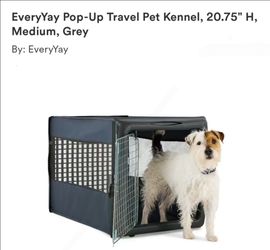 Pop up travel pet kennel medium
