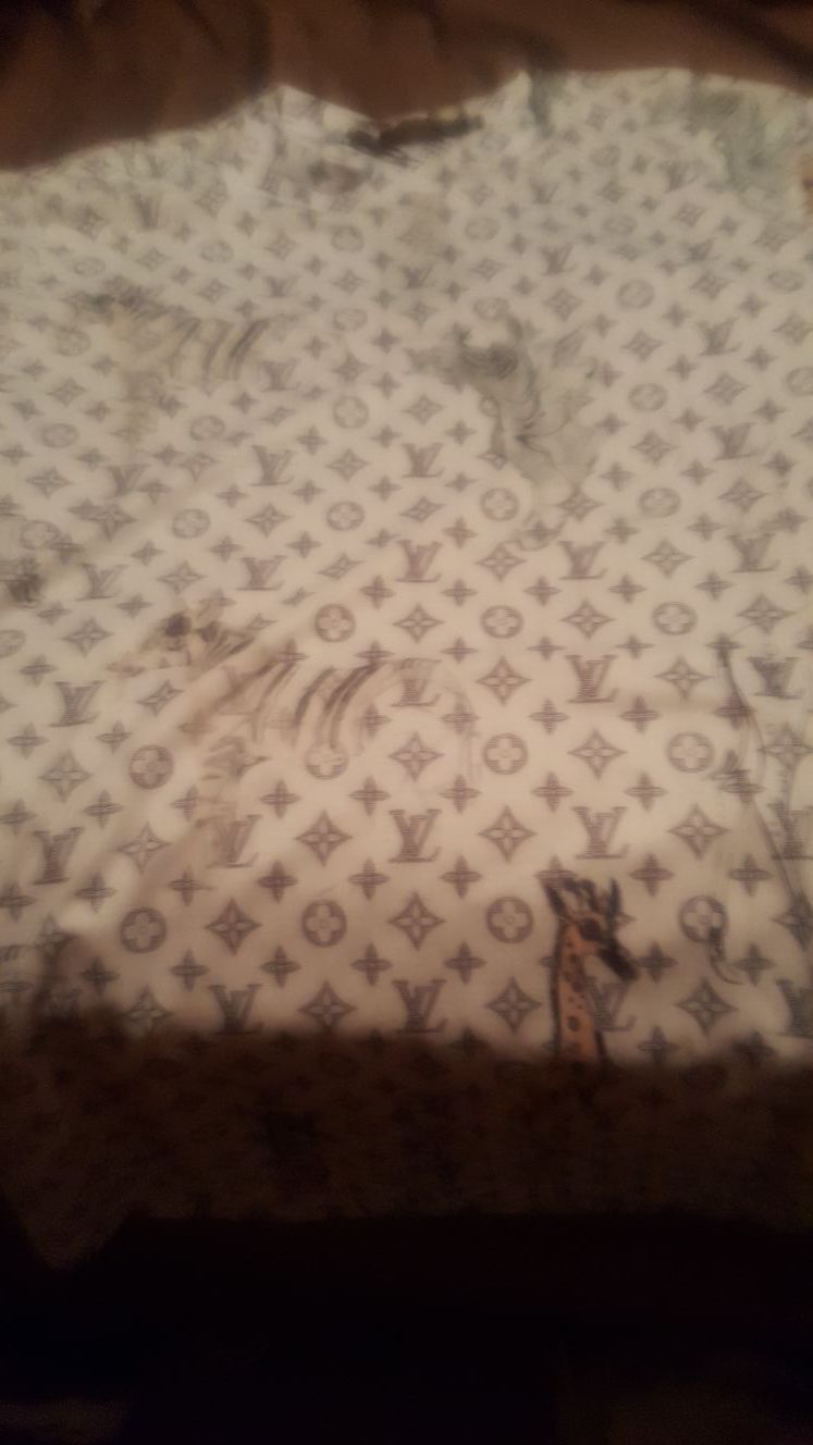 Pre-owned Louis Vuitton X Chapman Brothers Zoo T-shirts