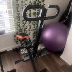 Both ZELUS Ab Machine & Squat Machine 