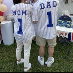 Baseball Jersey For Mom & Dad