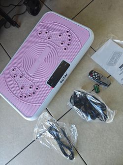 Vibration Plate Exercise Machine Pink