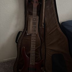 Ibanez SR500E Brown Mahogany 4 string Bass + guitar case