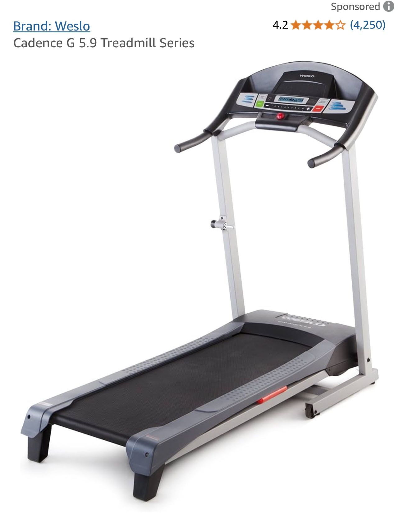 Weslo Cadence G 5.9 Treadmill
