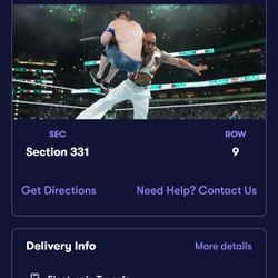 Wrestlemania Ticket For Saturday April 19 2025