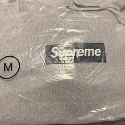 Supreme Box Logo Hooded Grey 