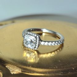 Pandora Silver & CZ Ring