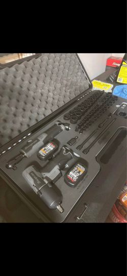 Snap on 3/8 impact travel set in gun metal