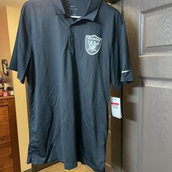 Nike Men’s Dri-Fit Polo 👕 Shirt 🏈🖤🩶Size Large 👌🏾