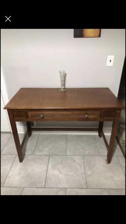 Wooden Desk and Chair