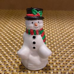 Snowman Ceramic 2 1/2 X 1 1/2
