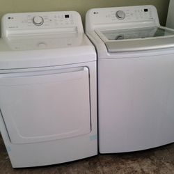 New Lg Washer And Gas Dryer Matching Set Working Perfectly Fine Very Clean Super Capacity I Can Deliver To You 90 Days Warranty 