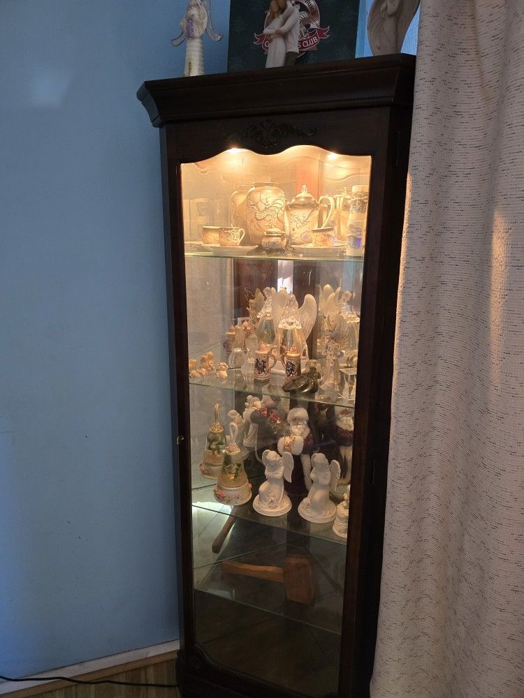 Corner Curio Cabinet