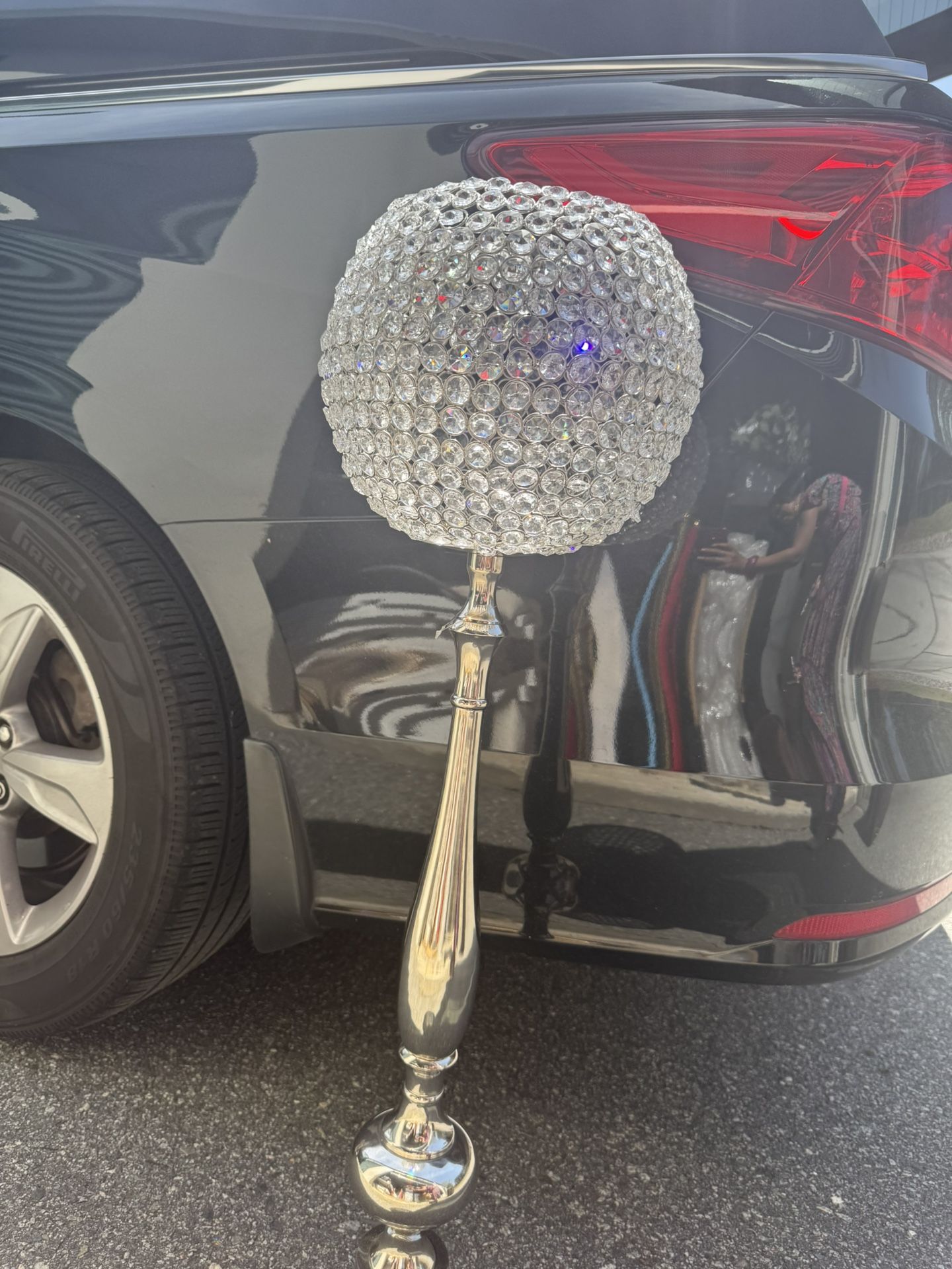 Rhinestone globes 3 Of Them