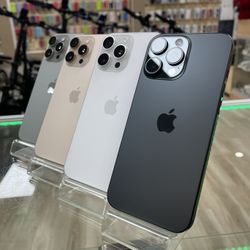 iPhone 16 Pro Max! Factory Unlocked Can Work With Any Carrier! Financing Deal! $0 To $100 Initial To Take It No Credit Needed To Finance! 