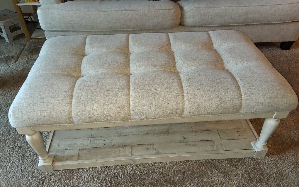 Light Beige Ottoman
