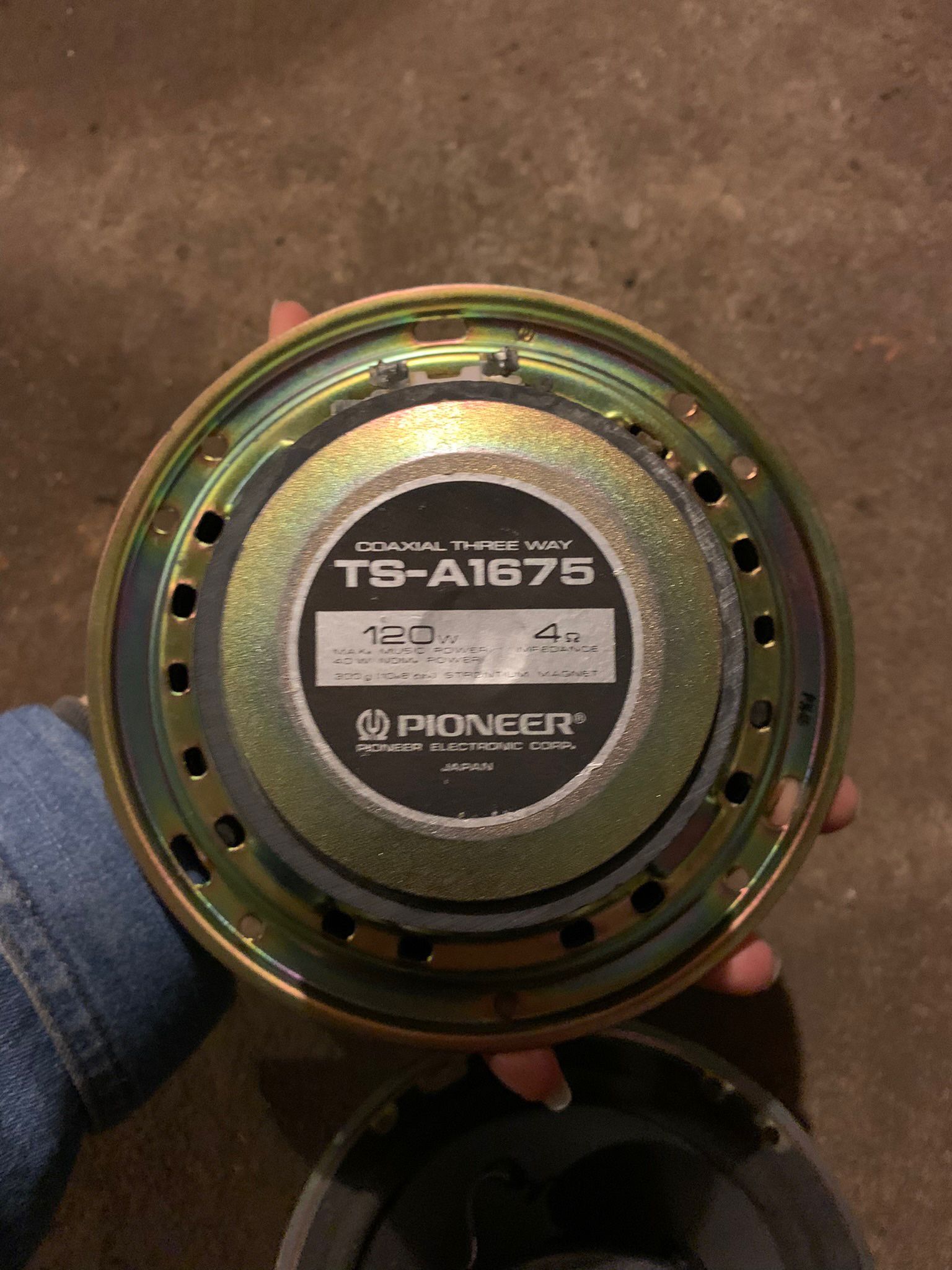 Pioneer TS-A1675 Coaxial Three Way Speakers