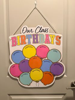 Happy Birthday Dry Erase board