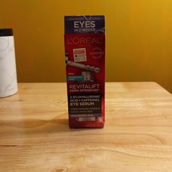 L'Oreal Brand New Hyaluronic Fragrance Free Eye Serum Boxed