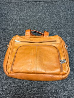 Kenneth Cole Reaction Genuine Leather Briefcase / Laptop Bag (With Strap)