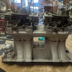 Weiand Tunnel Ram Dual Carborator