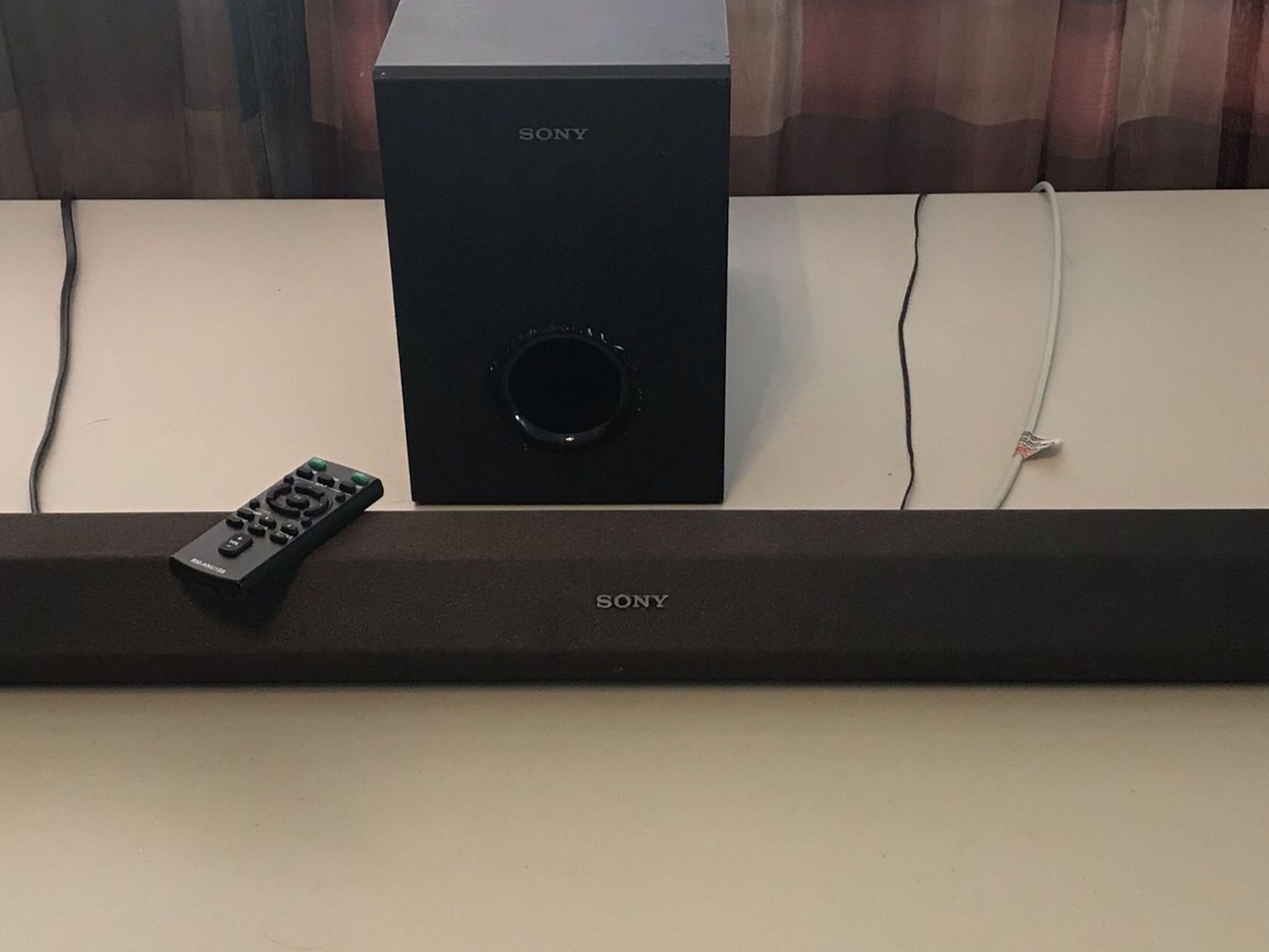 Sony Sound Bar and Subwoofer