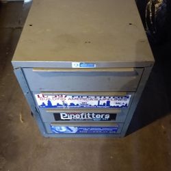 Metal Storage Bin.