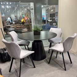 ROUND TABLE BRAND NEW DINING SET SAME DAY DELIVERY 