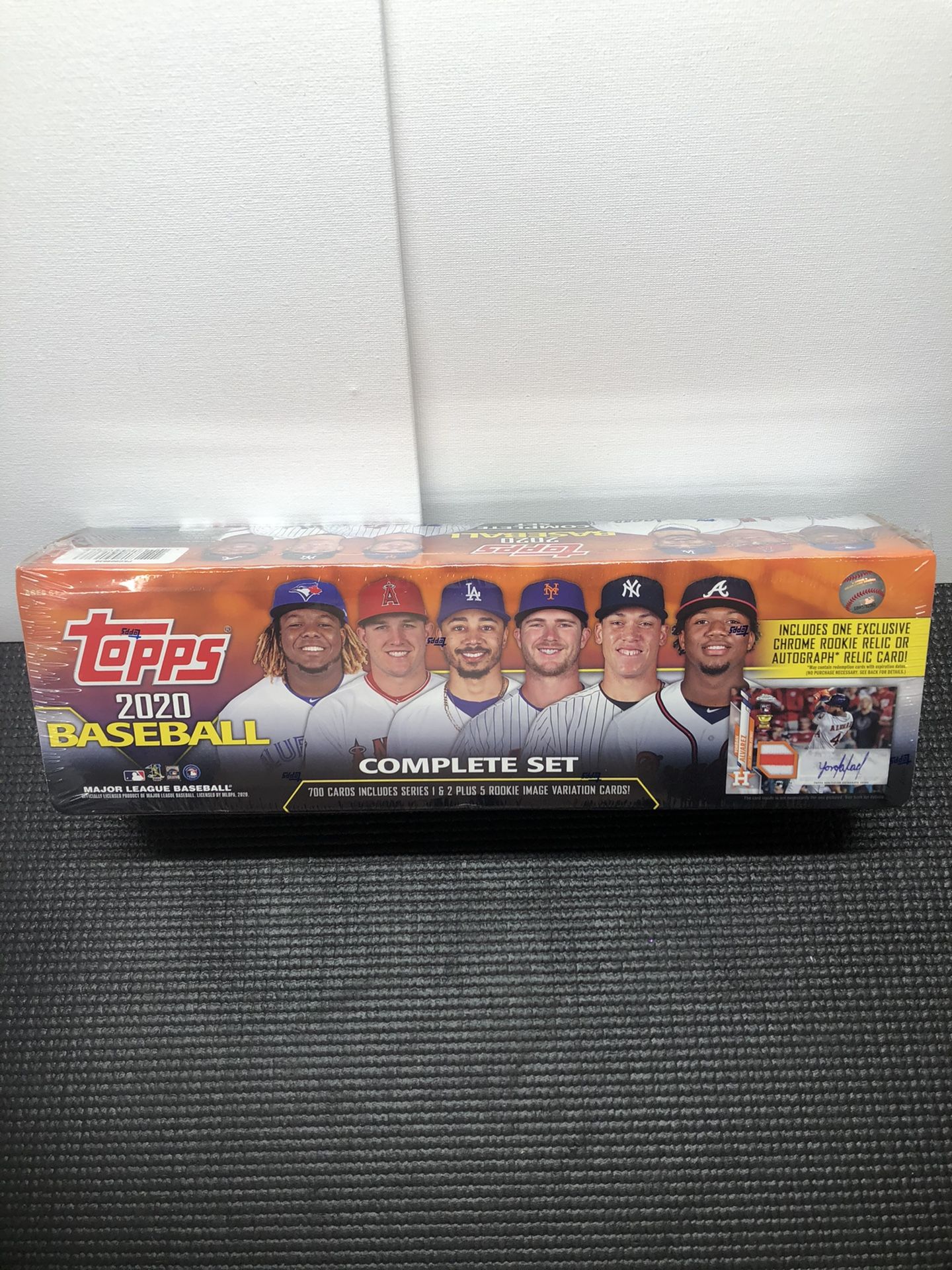 π₯ TOPPS 2020 MLB BASEBALL 700 CARD COMPLETE SET ORANGE BOX - Rookie Auto OR Relic! π₯