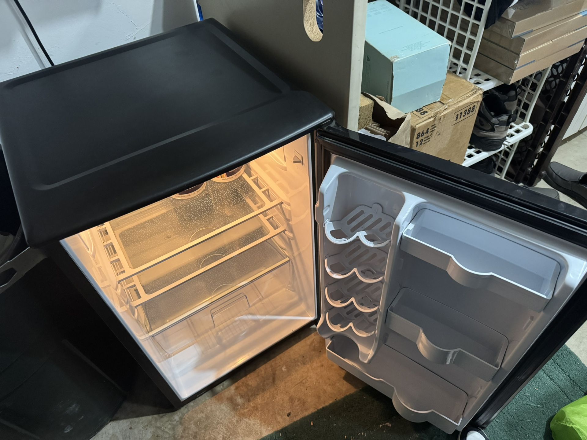 Mini FRIDGE With LOCK On Door