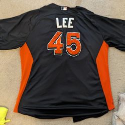 Carlos Lee Signed Jersey