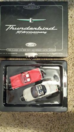 NEW! Collector Thunderbird Ornaments