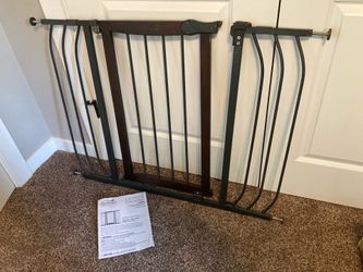 Baby gate with door