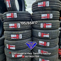 195/65/15 ATLAS TIRES / Llantas Nuevas - Brand new tires, IN STOCK!! (SET OF 4)
