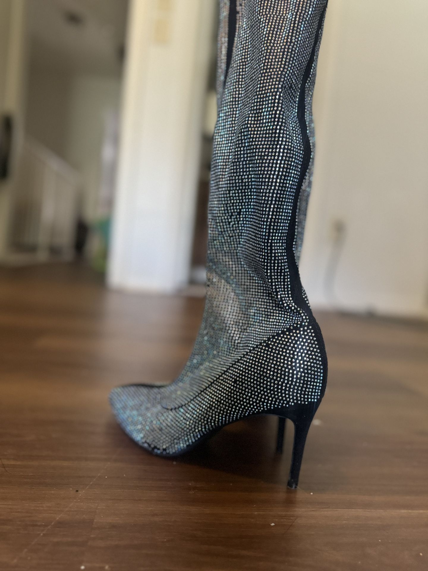 Thigh High Boot With Heel