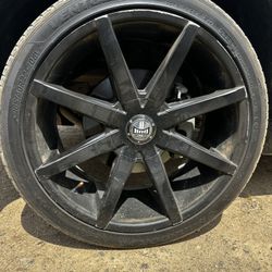 22” DUBS Wheels And Tires 