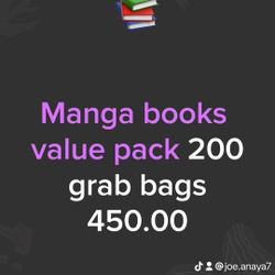 Manga Books Value Pack 200 Grab Bags 