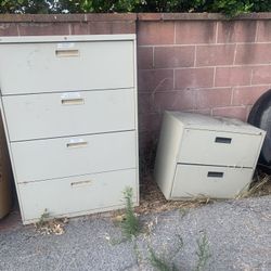 Metal File Cabinet 2 For $35