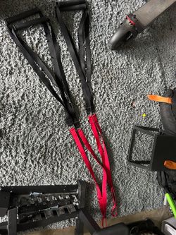 Red TRX ropes (2 available separately or together)