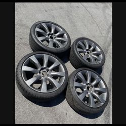 4 - 245/35r20 265/35r20 5x114.3 5x4.5 Stock Infiniti FX45 G35 G37 Q50 Altima Camry Accord Tacoma Wheels Rims Good 80% Treads Tires!!