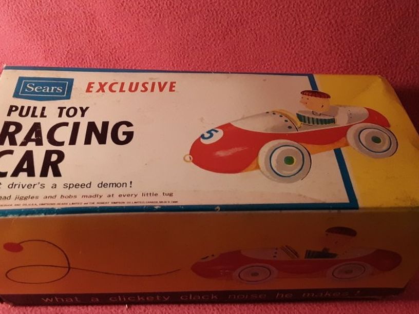 1950's "Racing Car" Pull Toy