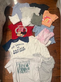 14 shirts and 12 tank tops size 10/12 lot