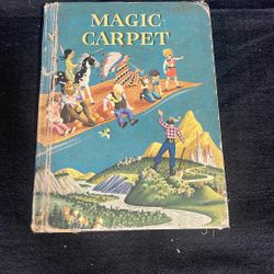 Vintage magic carpet children’s book from 1960