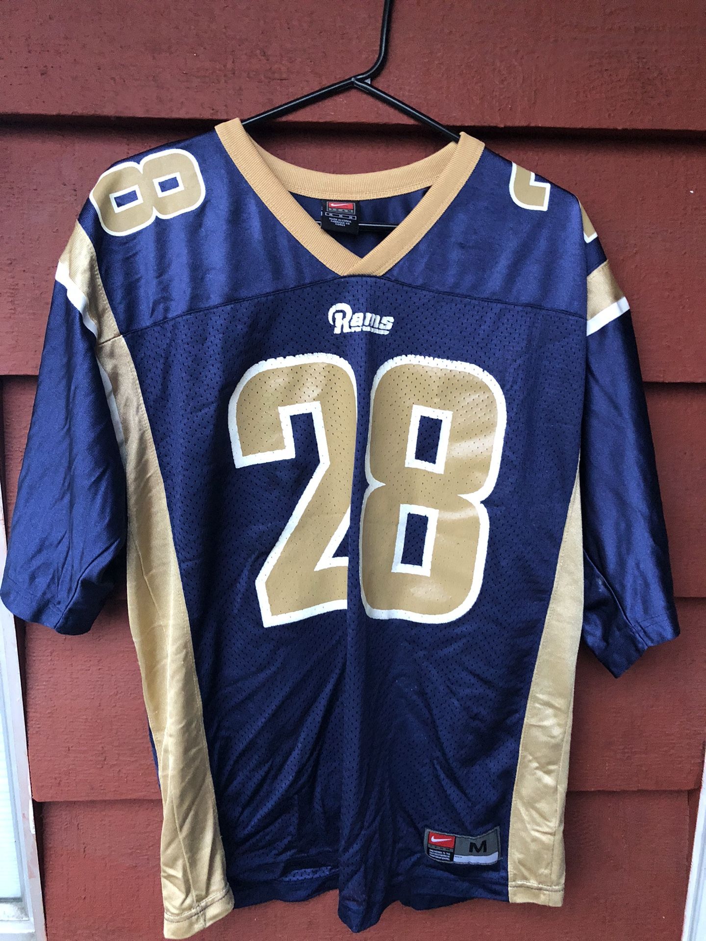 Nike NFL Marshall Faulk Pro Authentic St. Louis Rams Jersey Size Medium