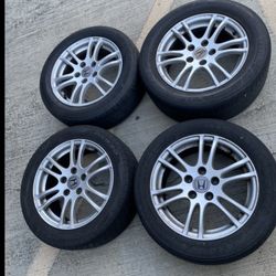 4 — 205/55r16  5x4.5 5x114.3 Stock Enkei Acura Rsx  Honda Civic Hybrid  Accord Camry Avalon Wheels Rims Tires