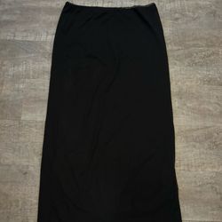 XL Black Long Skirt 