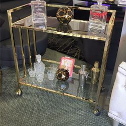 GOLD bar cart 🥂🍻🍾🍷 FAST DELIVERY !! 🚚 