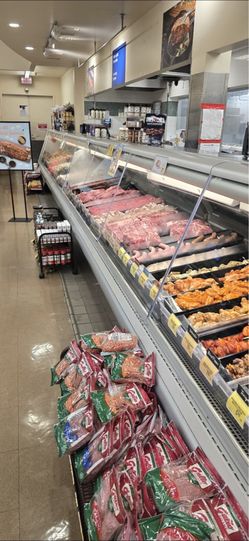 Meat case